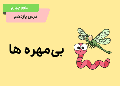 درس یازدهم: بی‌مهره‌ها بخش دوم